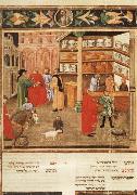 unknow artist, Scene of Pharmacy,from Avicenna's Canon of Medicine